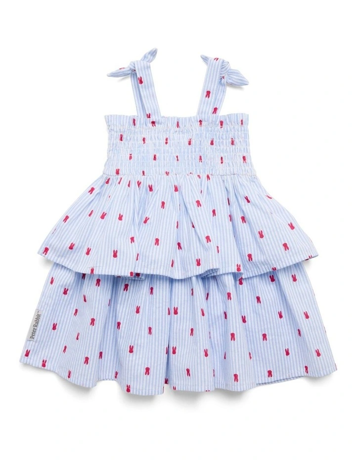 Peter Rabbit Stripe Tiered Dress image 1