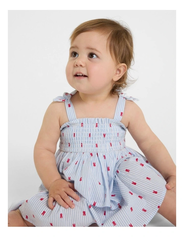 Peter Rabbit Stripe Tiered Dress image 5
