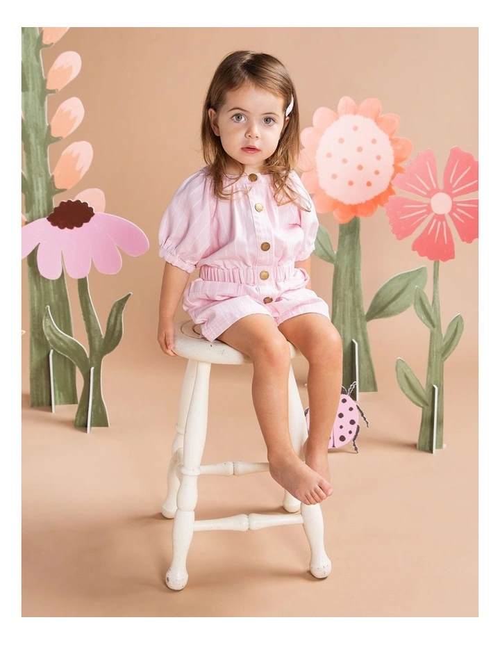 Penny Playsuit in Pink image 2