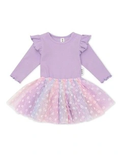 Cotton Candy Ballet Dress in Purple