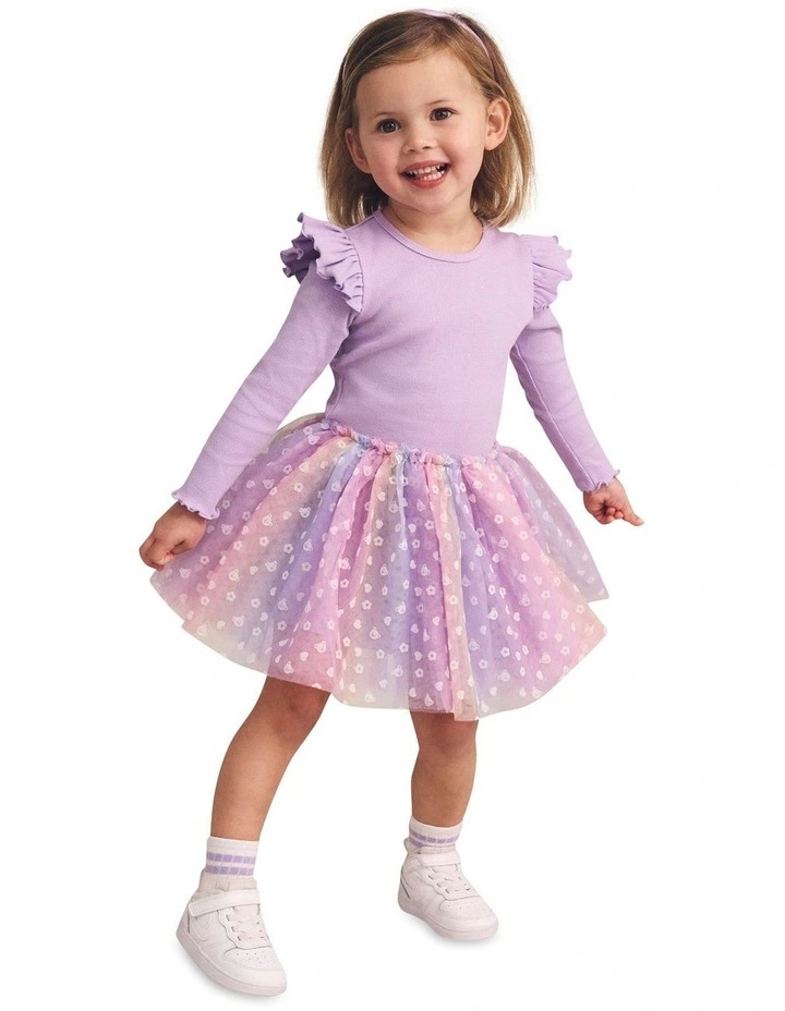 Cotton Candy Ballet Dress in Purple image 3