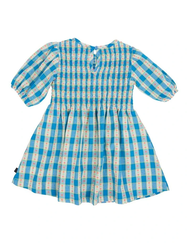 Summer Picnic Dress in Check image 3
