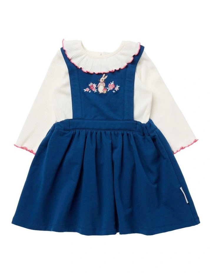 Pinafore Dress in Blue image 1
