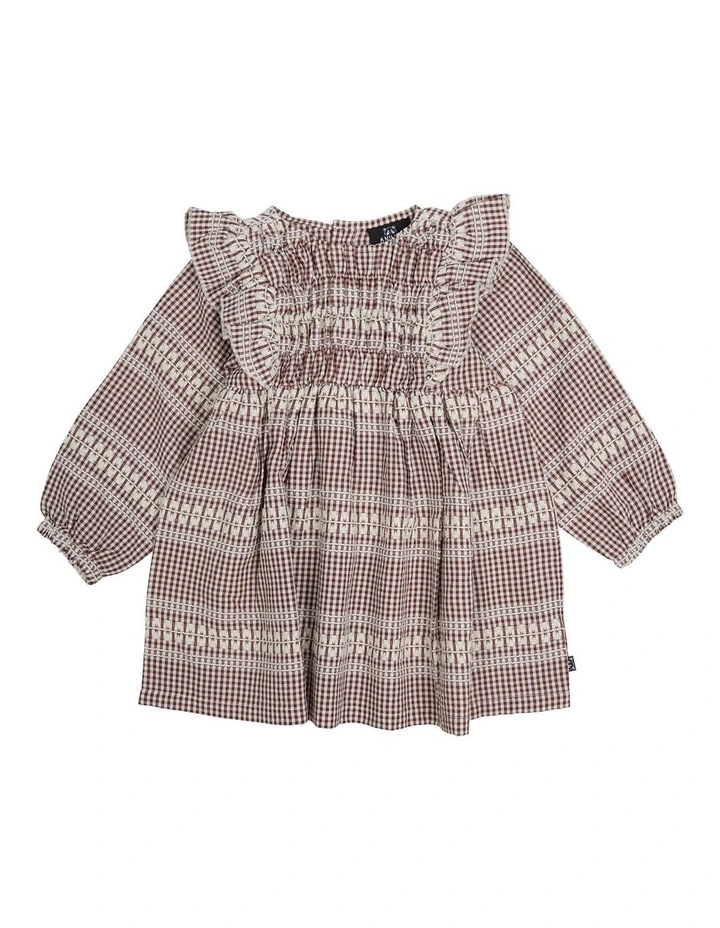 Via Lattea Dress in Check image 1