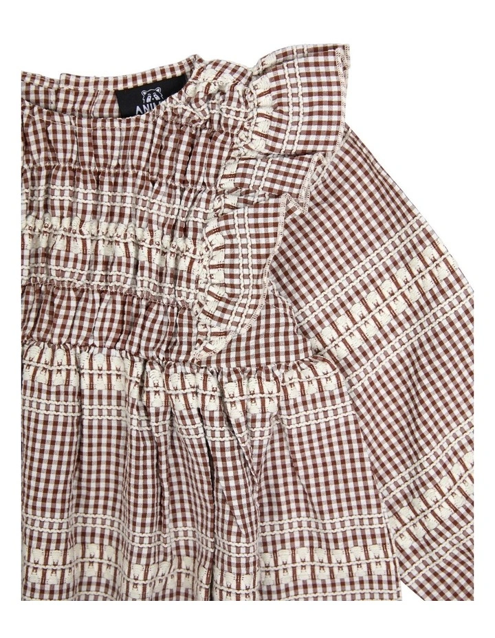 Via Lattea Dress in Check image 4