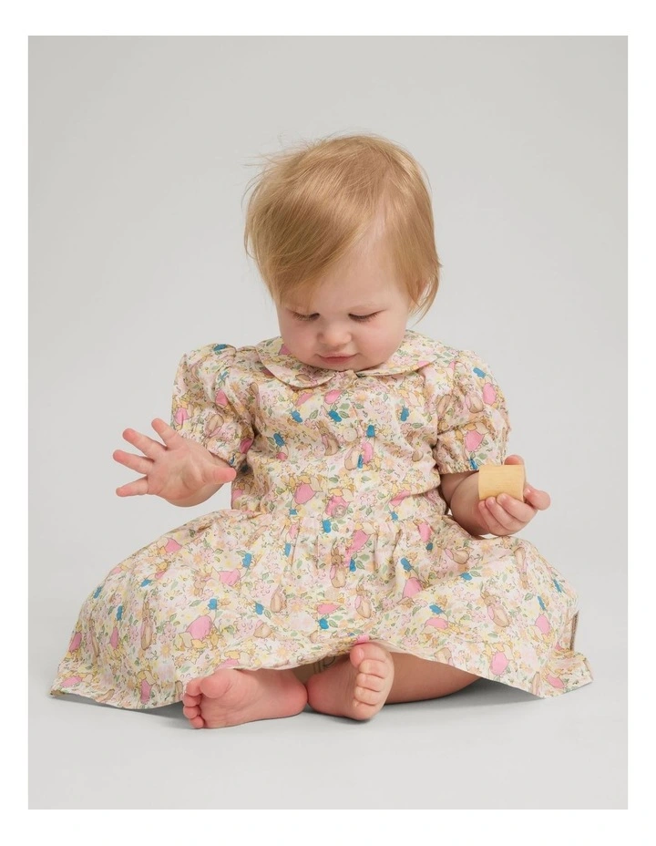 Girls Summer Floral Dress image 2