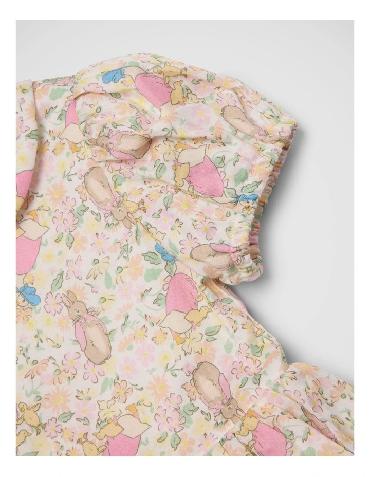 Girls Summer Floral Dress image 6