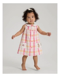 Girls Check Dress