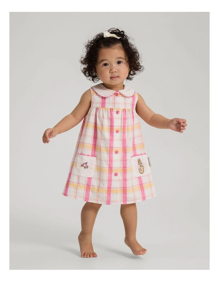 Girls Check Dress image 1