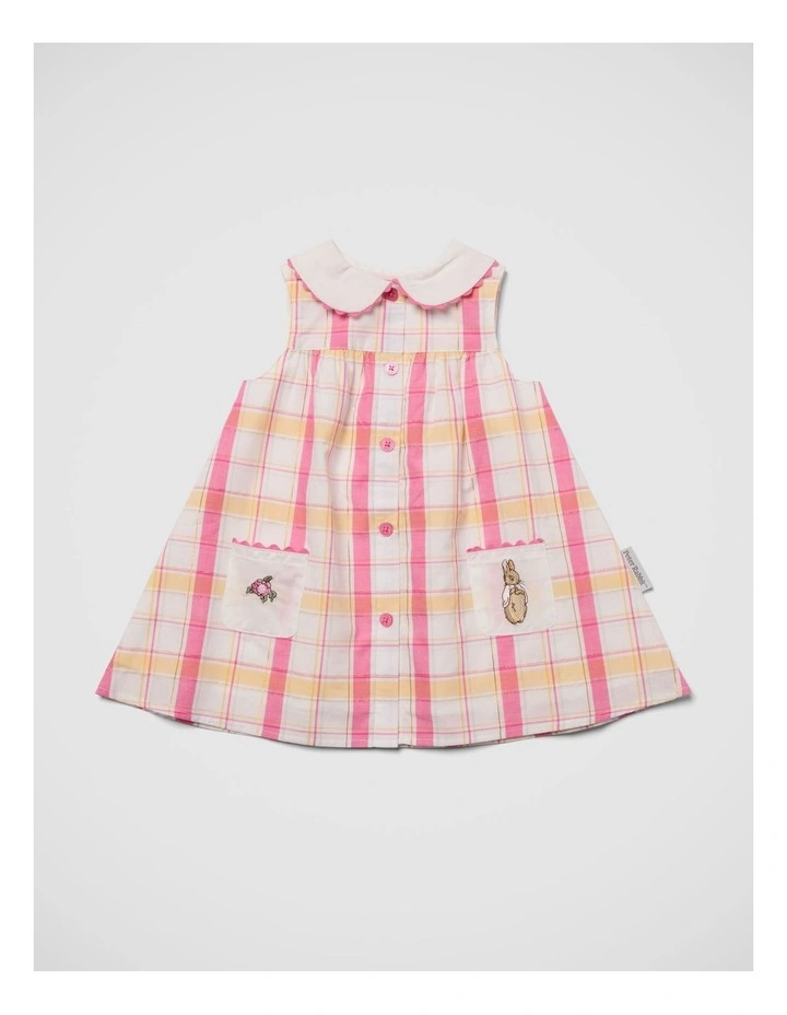 Girls Check Dress image 4