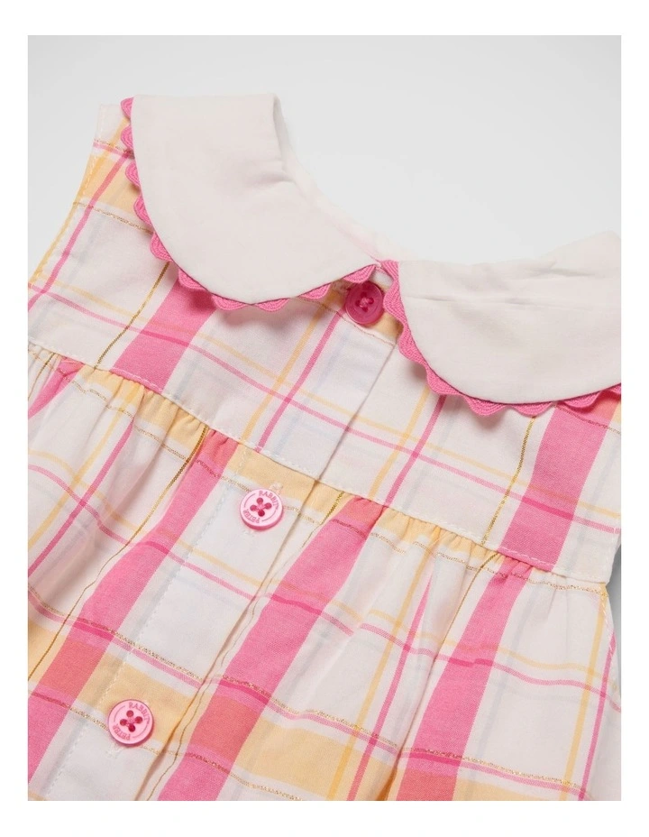 Girls Check Dress image 6