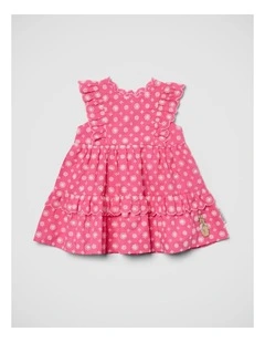Girls Broderie Dress