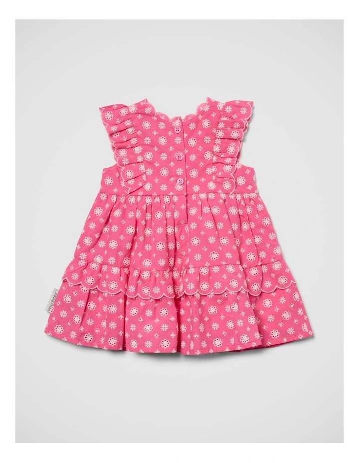 Girls Broderie Dress image 2