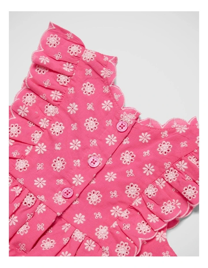 Girls Broderie Dress image 6