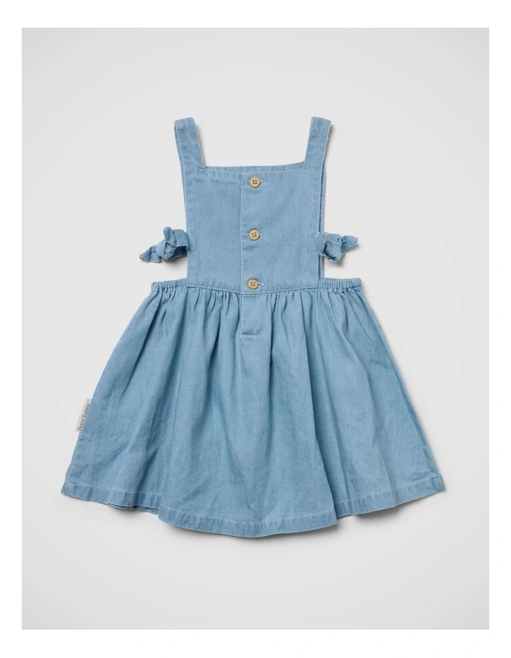 Girls Chambray Pinafore image 2
