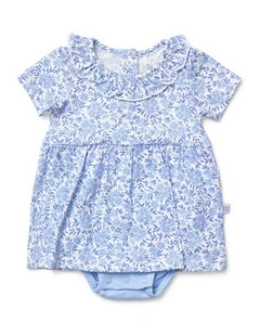 Frill Neck Bodysuit Dress
