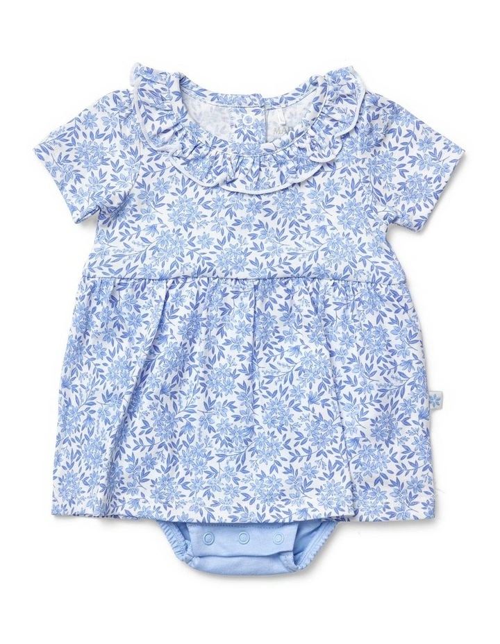 Frill Neck Bodysuit Dress image 1