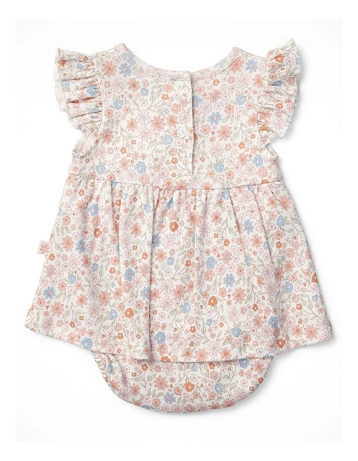 Summer Petals Frill Sleeve Bodysuit Dress image 2