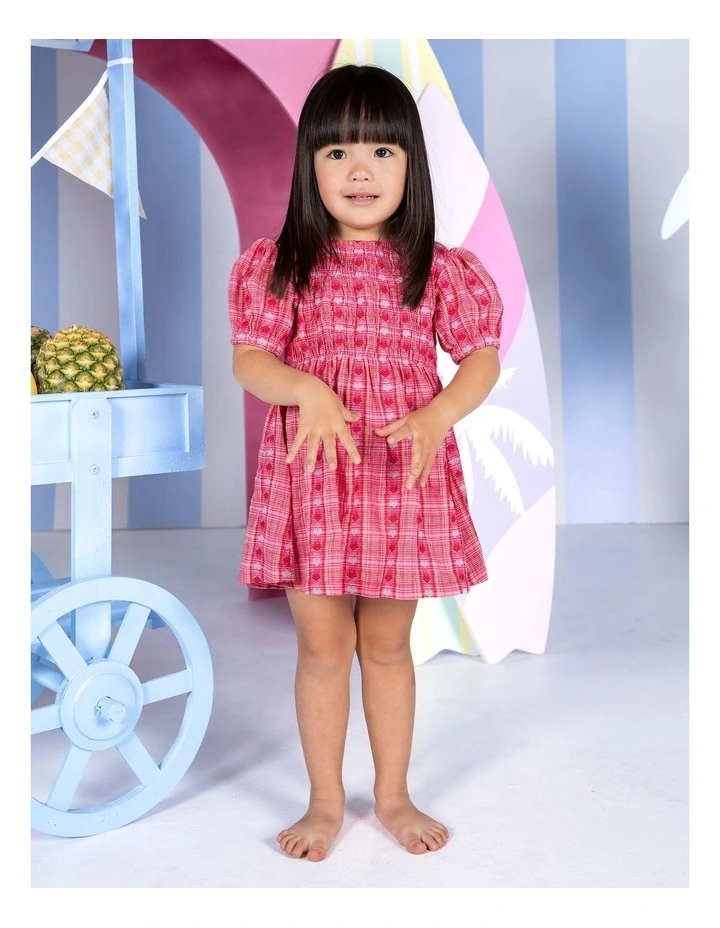 Cross Check Dress in Check image 2