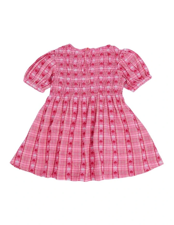 Cross Check Dress in Check image 3