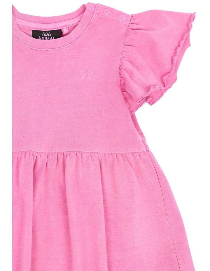 Frill Dress in Pink image 4