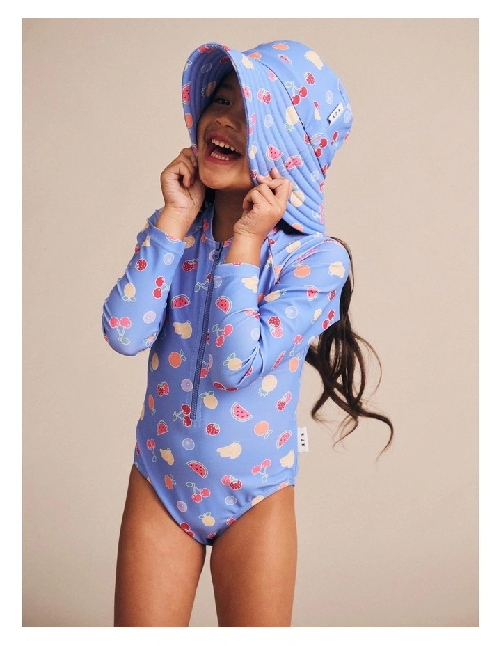Fruit Emoji Swim Hat in Seaside image 2