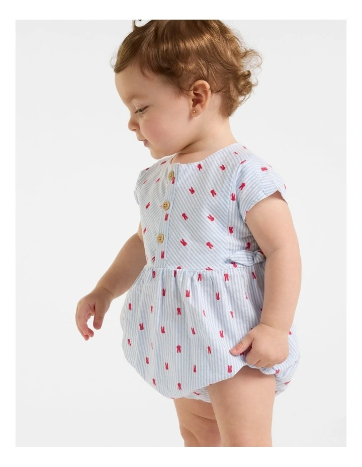 Stripe Romper in Chambray image 2