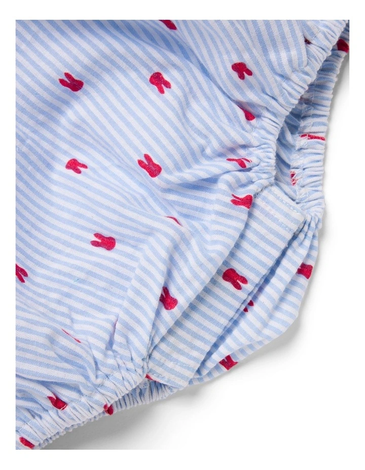 Stripe Romper in Chambray image 6