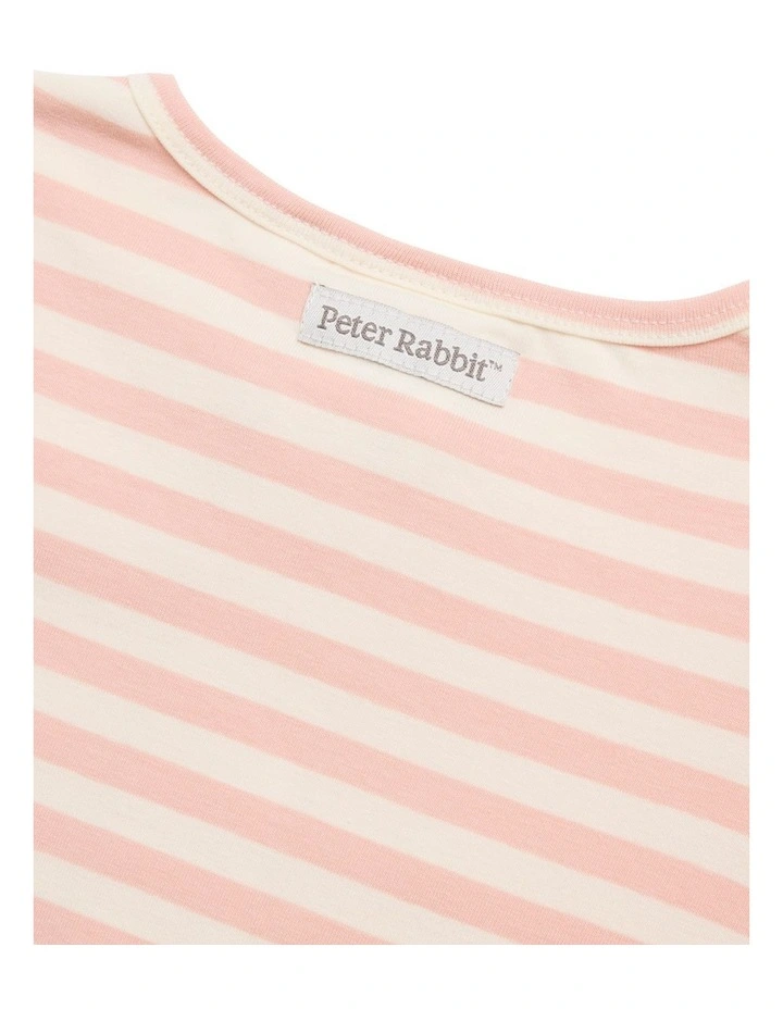 Stripe Romper in Pink image 6