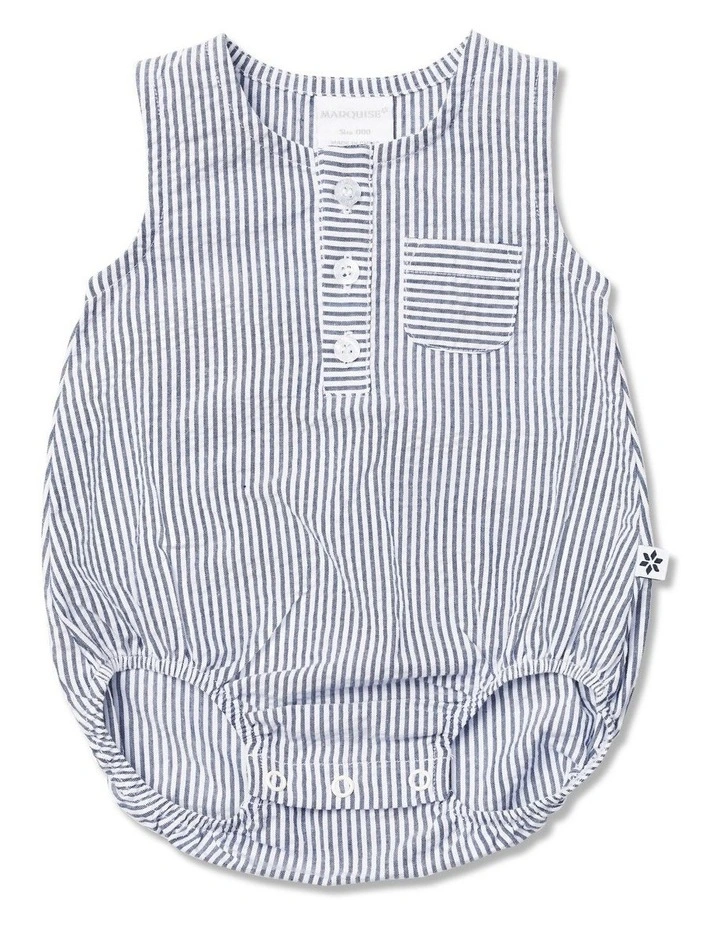 Best Friends Woven Romper in Multi image 1