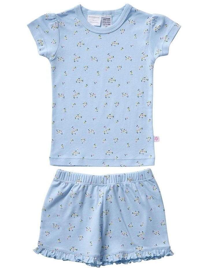 Summer Petals Pyjamas in Blue image 1