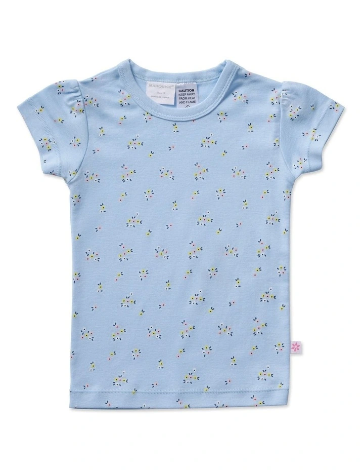 Summer Petals Pyjamas in Blue image 5