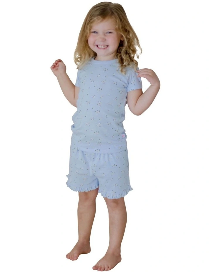 Summer Petals Pyjamas in Blue image 7