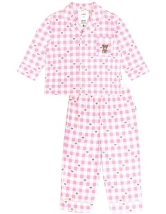 Check Snuggle Flannel Pyjama in Pink