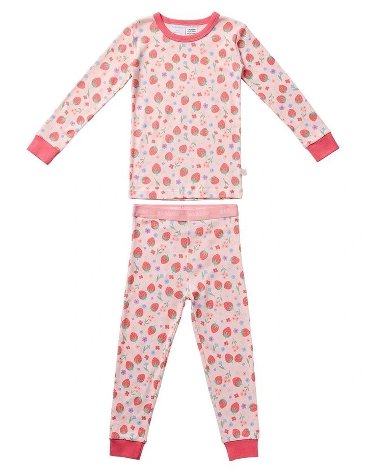 Pyjama Set 2 Piece in Strawberry image 1