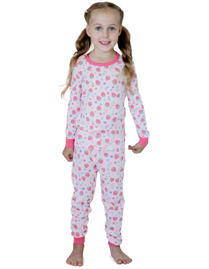 Pyjama Set 2 Piece in Strawberry image 3