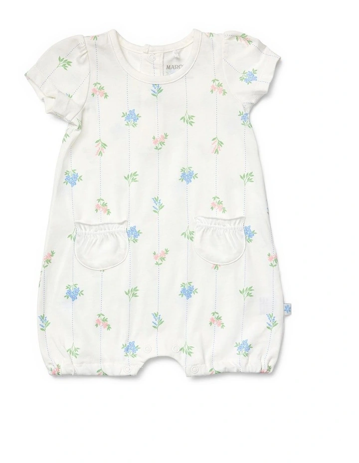 Puff Sleeve Romper image 1