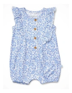 Ruffle Sleeve Romper