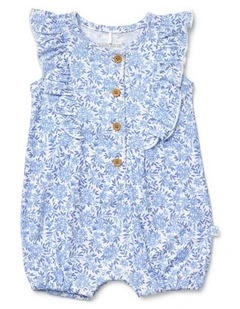 Ruffle Sleeve Romper