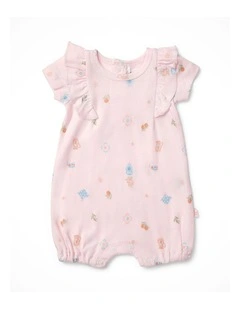 Frill Romper in Baby Vacay