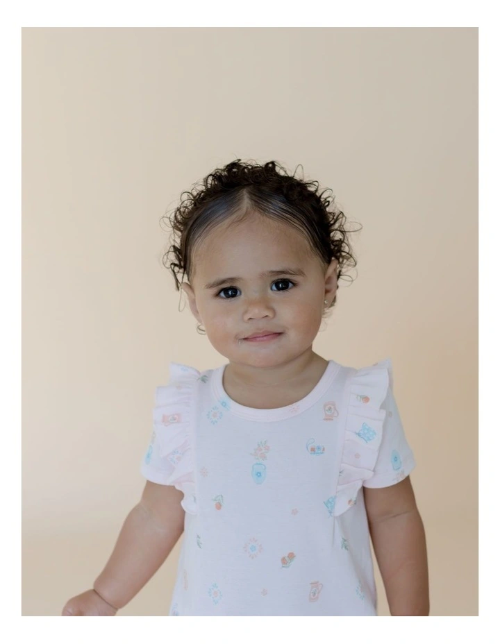 Frill Romper in Baby Vacay image 4