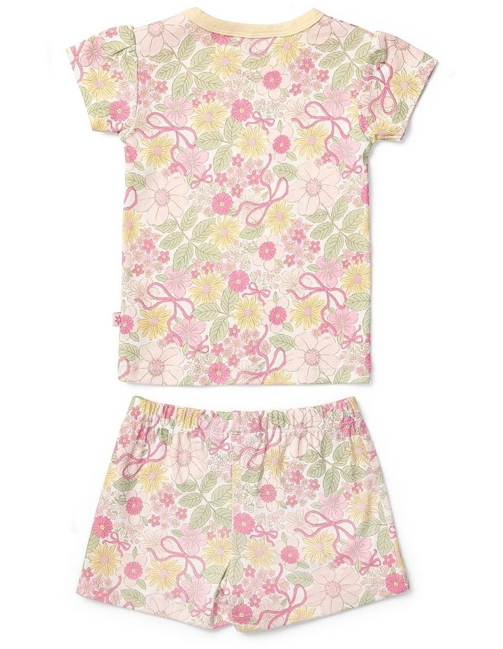 SUMMER GARDEN FLORAL SHORT SLEEVE PJ SET image 1