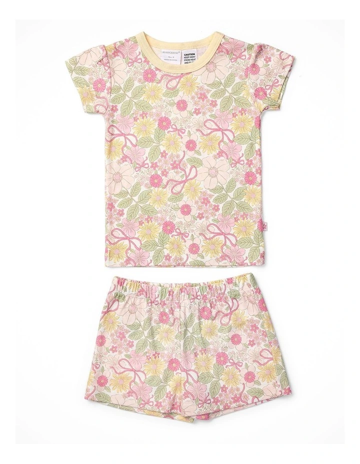 SUMMER GARDEN FLORAL SHORT SLEEVE PJ SET image 6