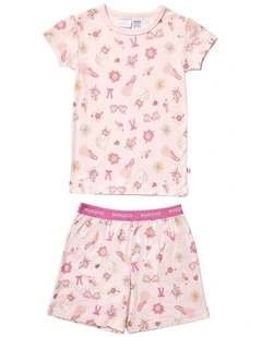 Short Sleeve Garden Party PJ set