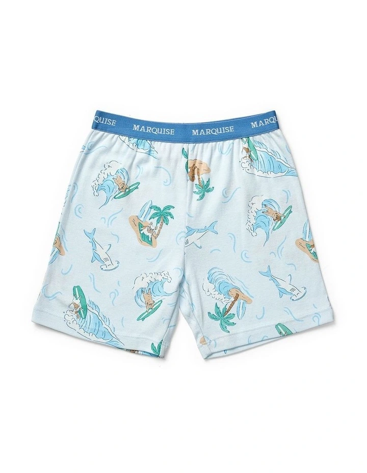 Short Sleeve Sleep Set Surfer Dogs image 3