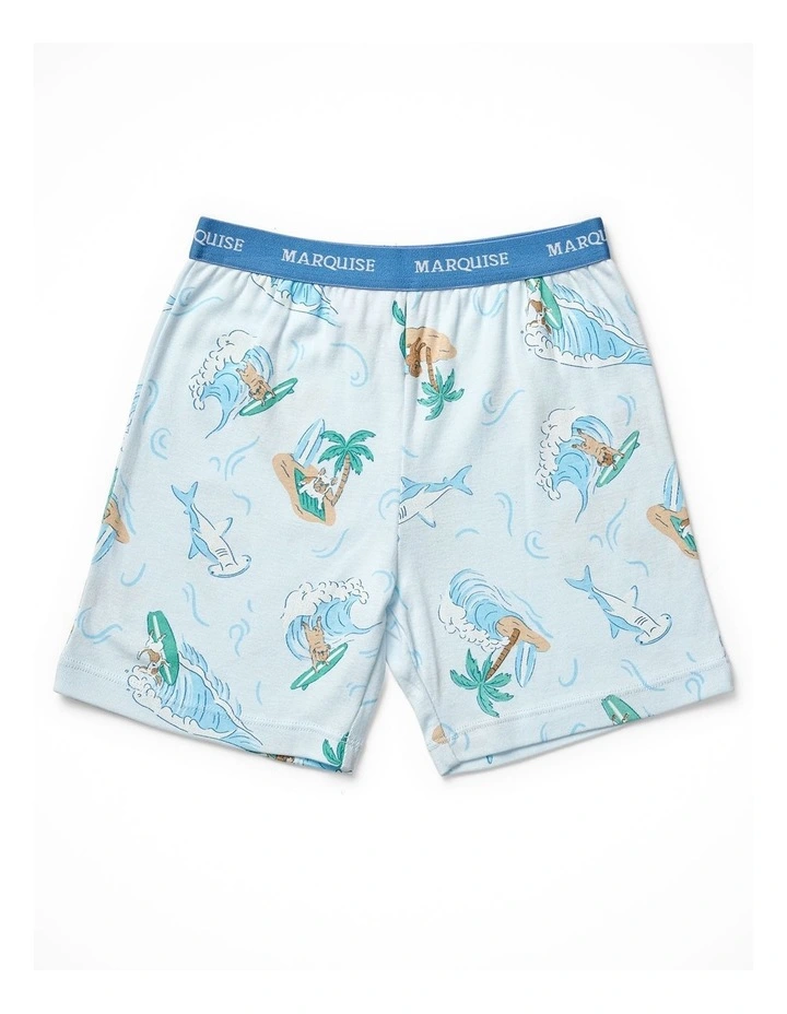 Short Sleeve Sleep Set Surfer Dogs image 4
