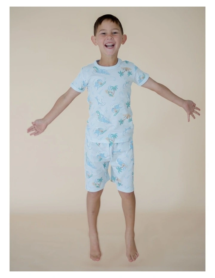 Short Sleeve Sleep Set Surfer Dogs image 5