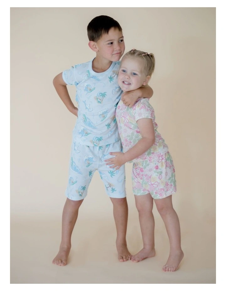 Short Sleeve Sleep Set Surfer Dogs image 6