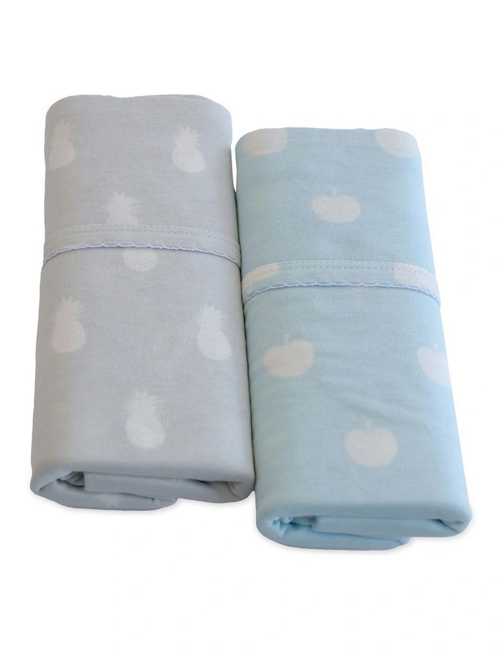 Nordic Sorbet Jersey Wrap 2 Pack in Multi image 1
