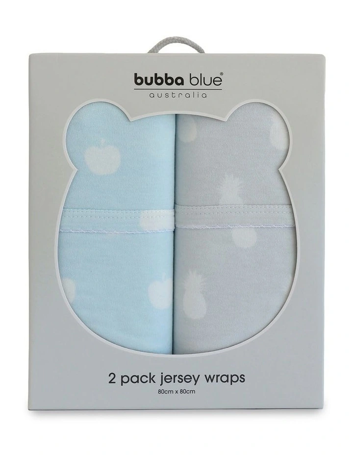 Nordic Sorbet Jersey Wrap 2 Pack in Multi image 2